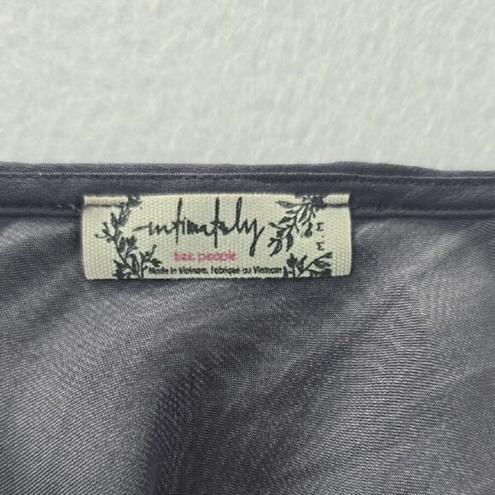 Free People‎ Day To Night Adjustable Cowl Neck Slip Dress Anthracite Gray Medium - Picture 5 of 8